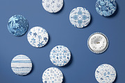 Blue tropical summer beach patterns, a Pattern Graphic by Tani Kuzminka (Thumbnail 18 of 22)