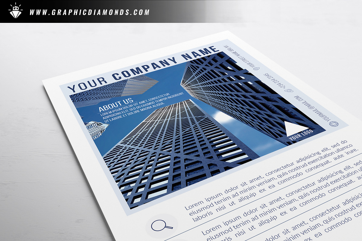 Corporate Flyer PSD, a Flyer Template by GraphicDiamonds (Photo 3 of 6)