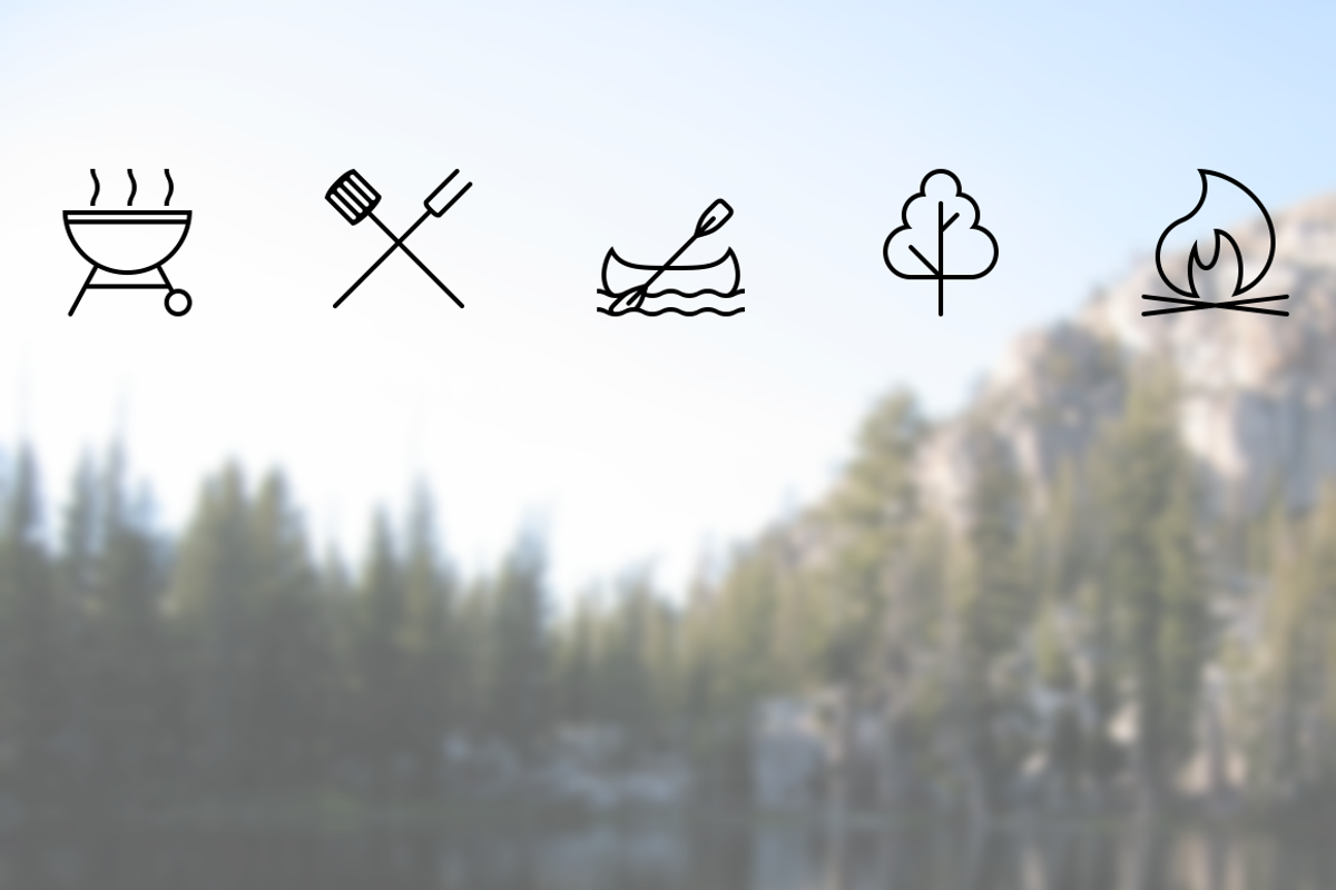 Camping icons, an Icon by brandcut (Photo 4 of 4)