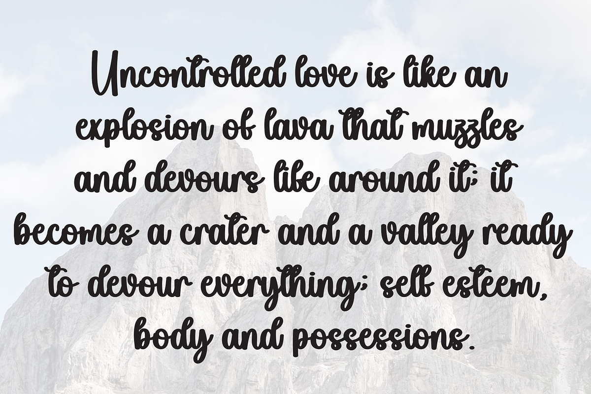 Cake Dacquoise | Script Font, a Handwritten Font by Scratchones (Photo 6 of 8)