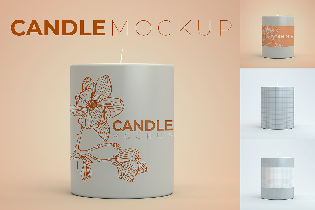 Candle Mockup, a Household Mockup by McLittle Stock (Photo 1 of 6)