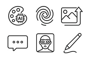 Creative symbols representing, a Technology Illustration by ZinetroN