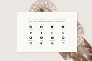 Modern Thank You Card Canva Template, a Card Template by LePosey Studio (Thumbnail 5 of 6)