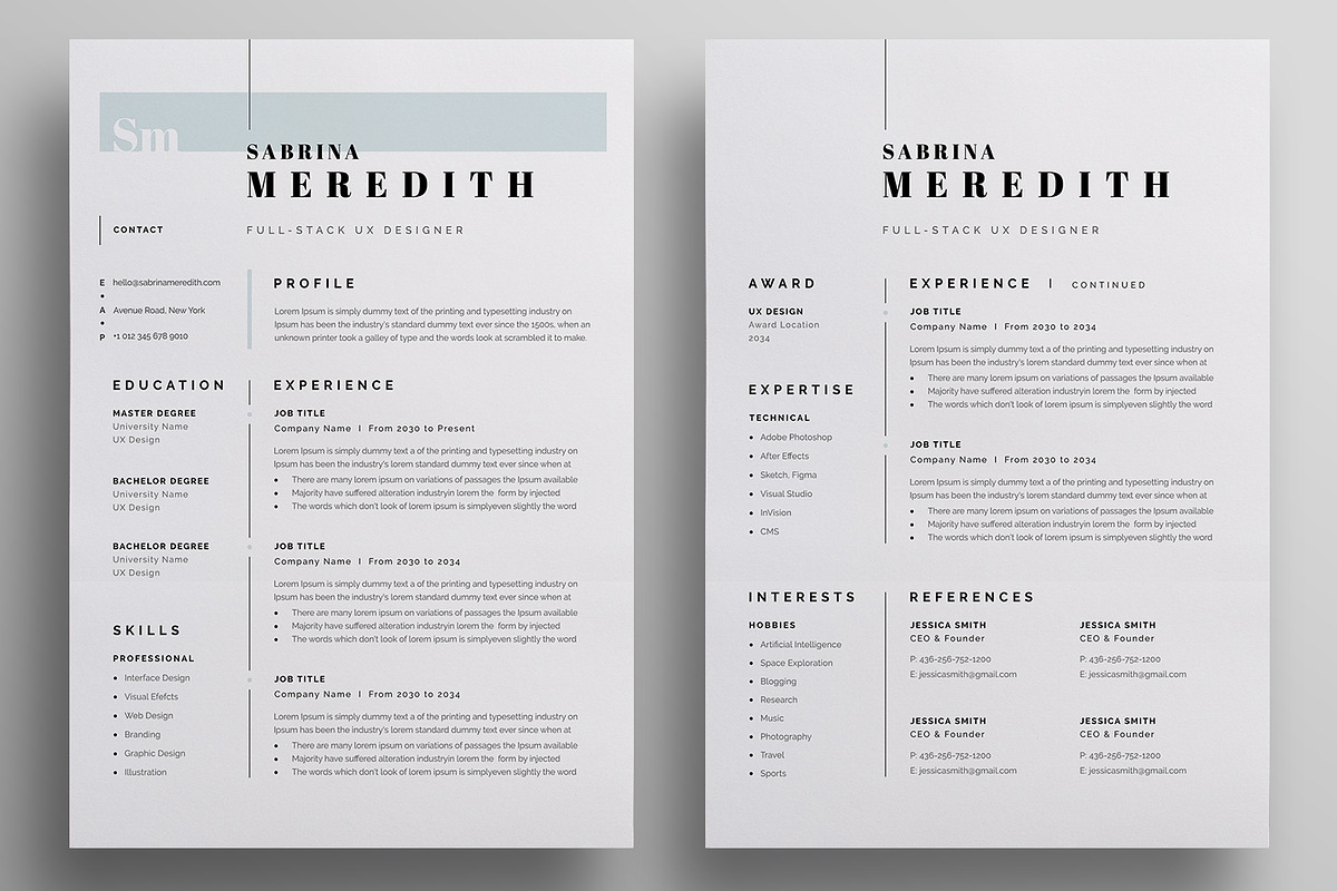 Resume/CV, a Resume Template by Reuix Studio (Photo 4 of 5)