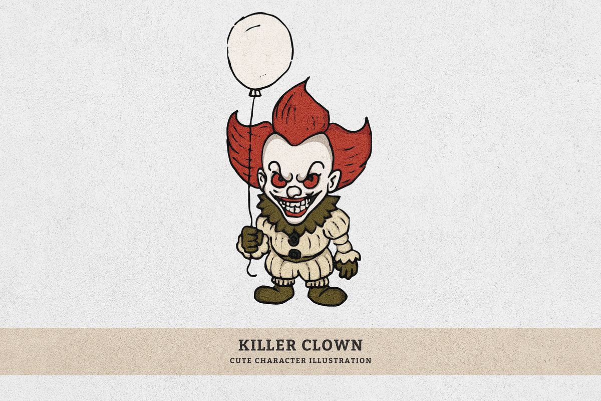 Creepy Horror Villains Illustration, an Illustration by MEANDSTUDIO (Photo 2 of 11)