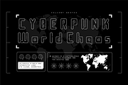 VB Prainer - Futuristic Display Font, a Sans Serif Font by VALIANTBROTHA (Thumbnail 9 of 11)