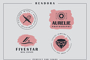 Rendora - Vintage Stamp Sans Serif, a Sans Serif Font by GlitzyGrapix (Thumbnail 11 of 12)