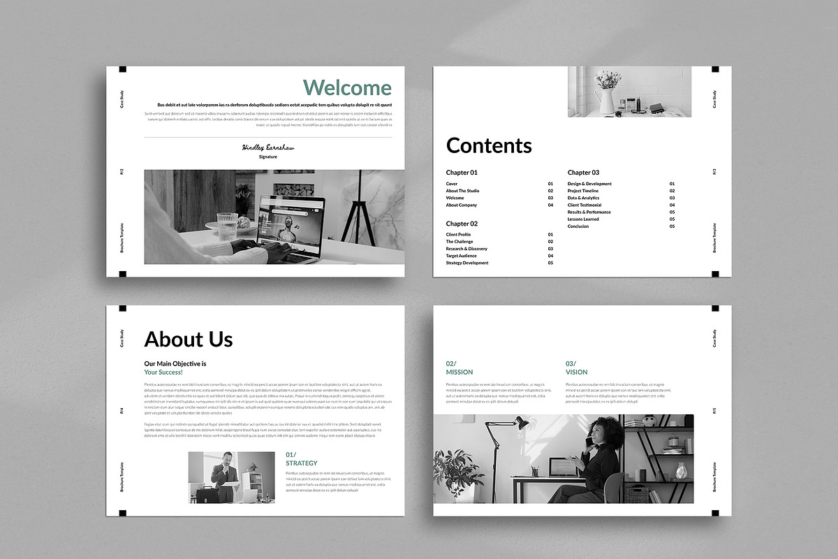Case Study Landscape, Canva Template, a Brochure Template by TemplateFolio-Shop (Photo 4 of 15)