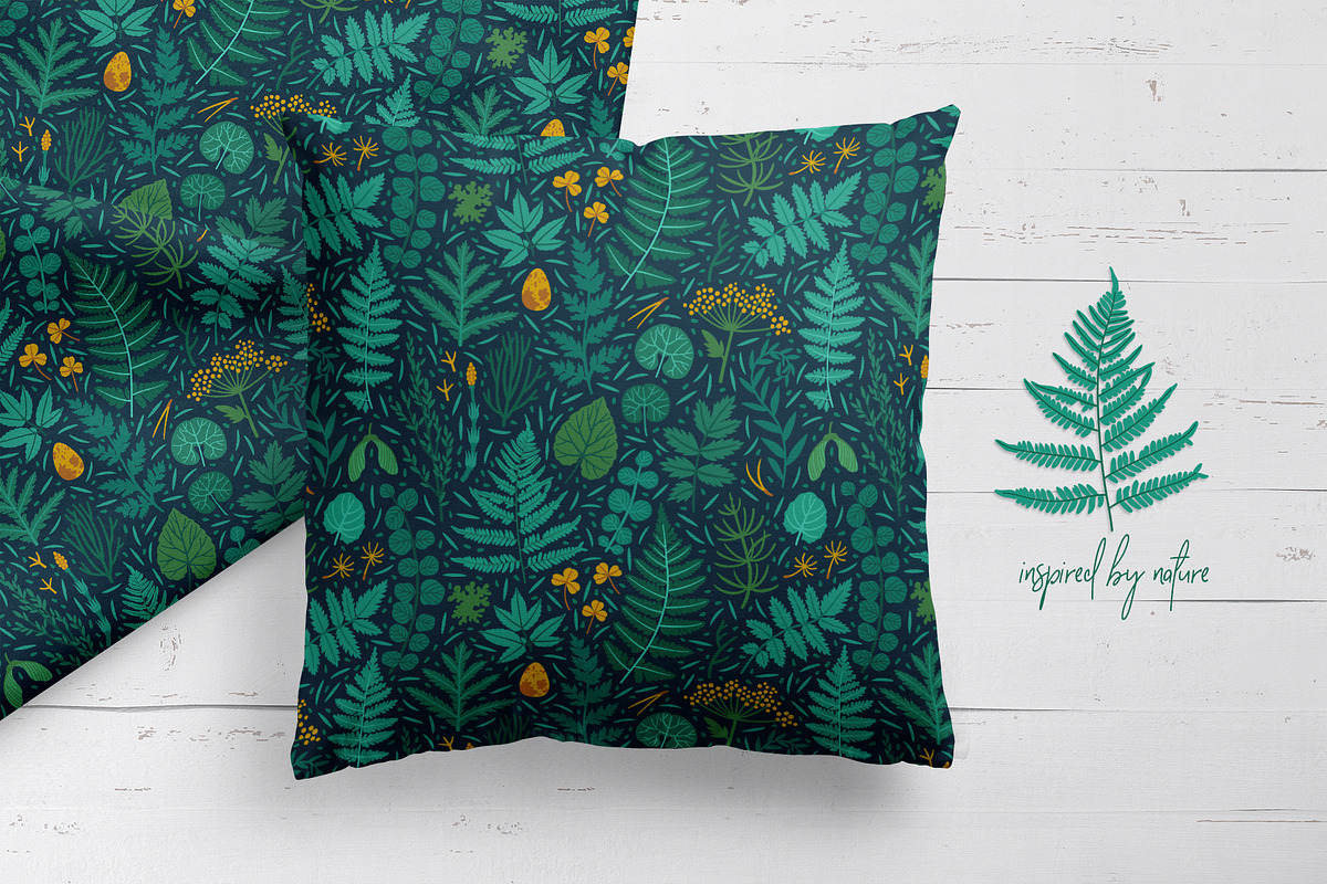 The emerald forest. Pattern design., a Pattern Graphic by MagicForestory (Photo 2 of 4)