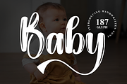 Baby | Script Font, a Handwritten Font by Scratchones (Thumbnail 1 of 9)