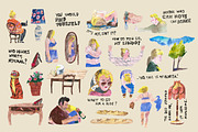 Agneta: Illustrations & Prints, a Person Illustration by Volga_Store (Thumbnail 3 of 12)