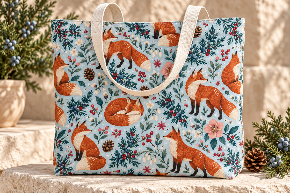 Juniper Hollow Winter Woodland, a Pattern Graphic by Colorsfav (Photo 3 of 7)