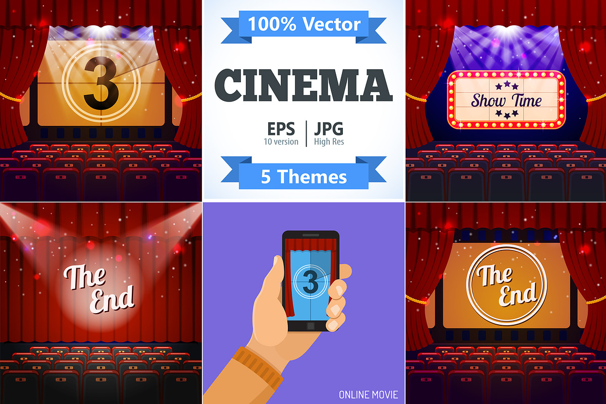 Cinema and Movie Themes, a Technology Illustration by TAlex (Photo 1 of 6)