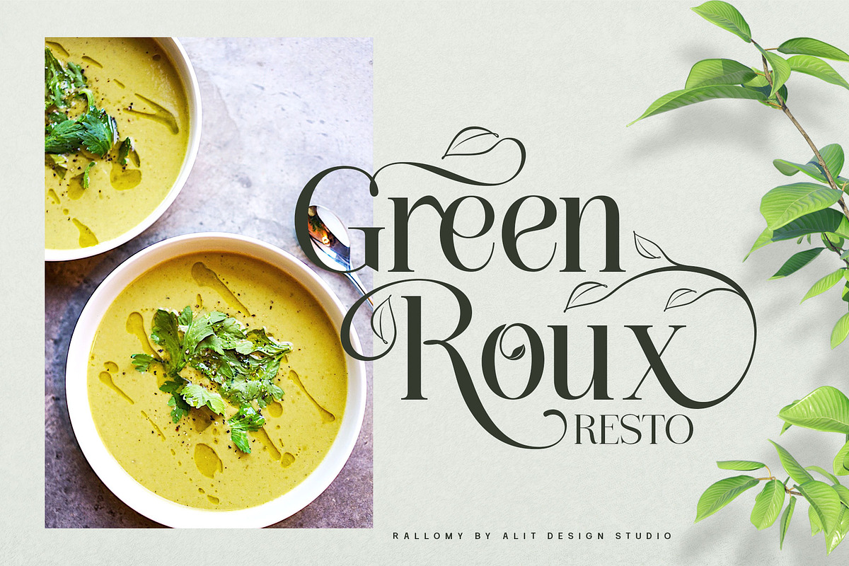 Rallomy Nature Beauty Serif, a Serif Font by alit design (Photo 4 of 15)