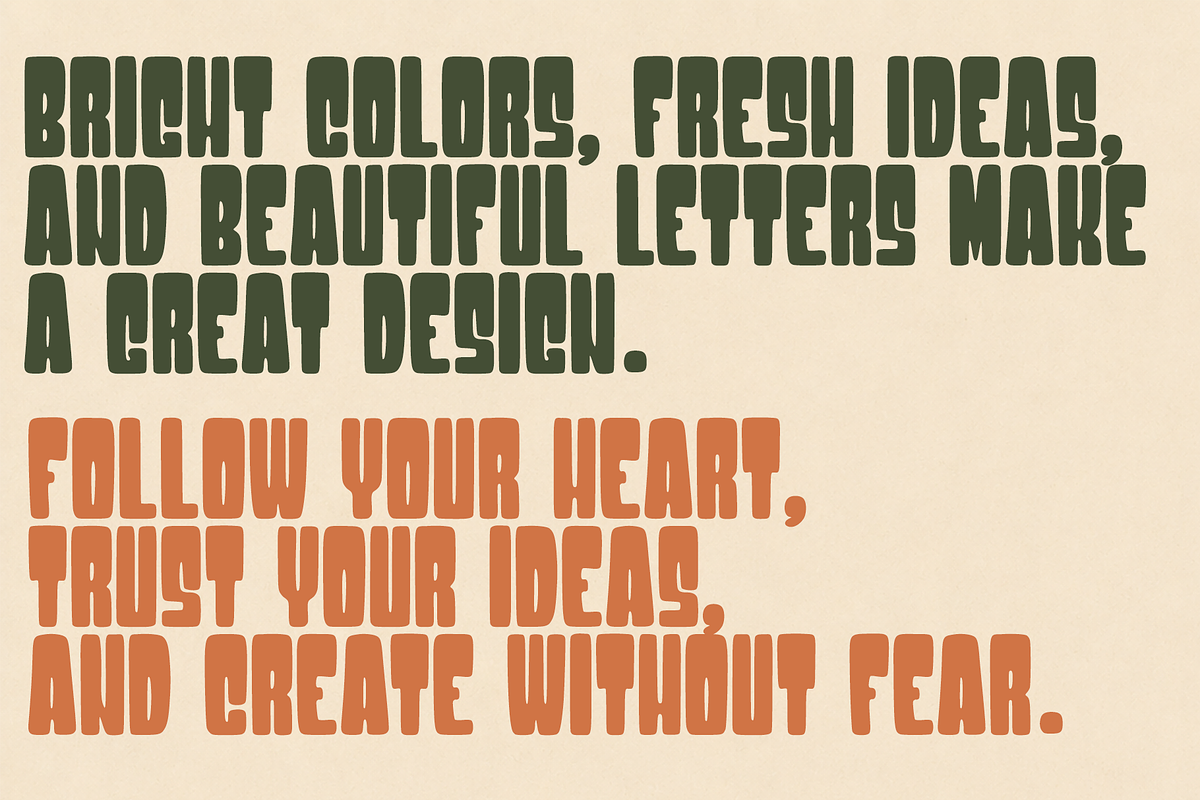 Bouncy Mochi Bold Font, a Handwritten Font by cocodesign (Photo 2 of 9)
