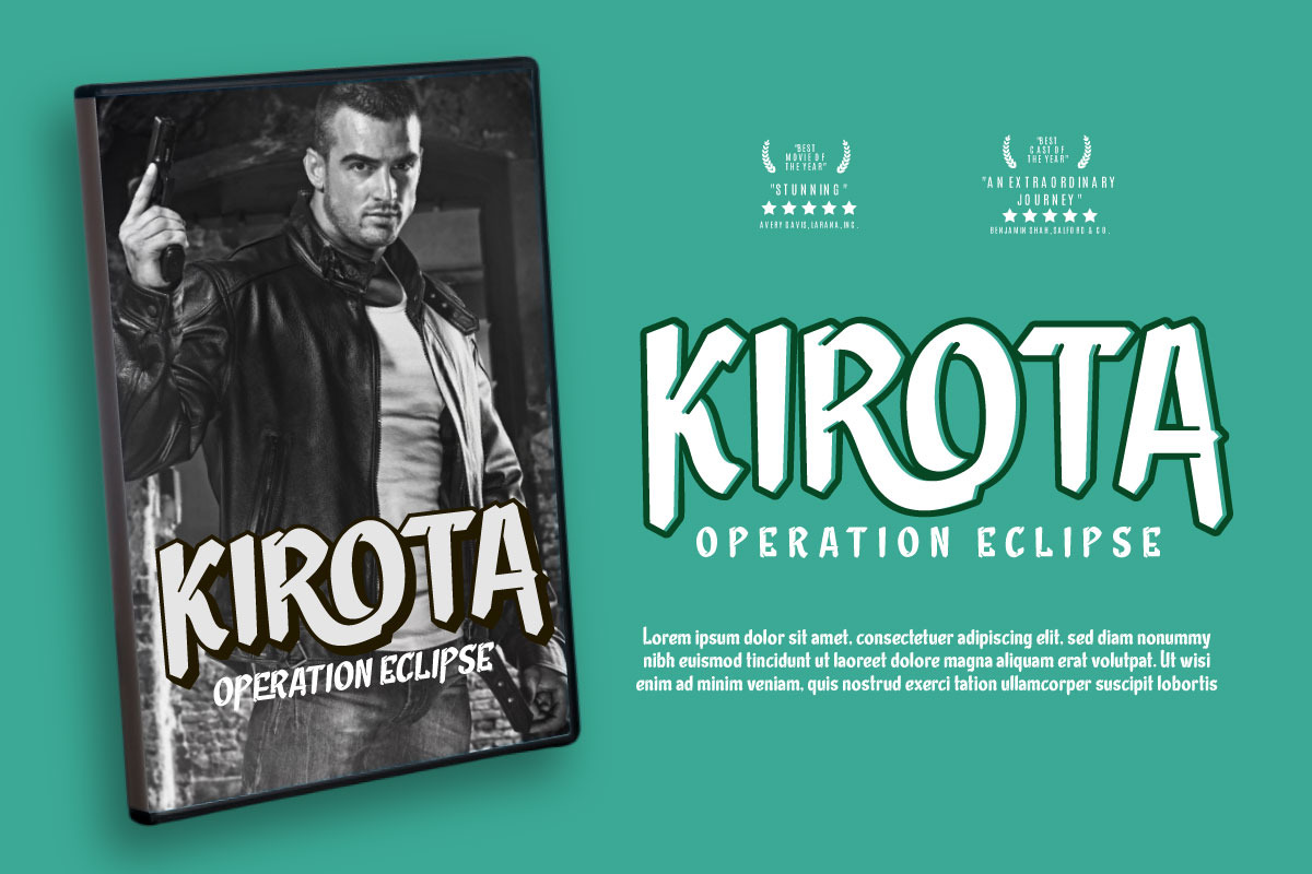 Broleh - Movie Display Font, a Sans Serif Font by twinstd (Photo 3 of 10)