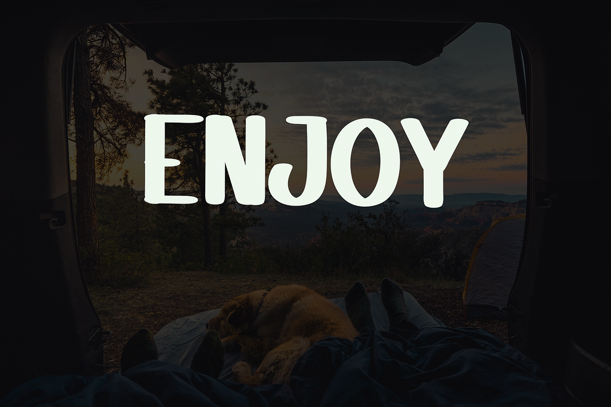 Camping Planner, a Slab Serif Font by FreshTypeINK (Photo 8 of 8)