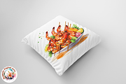 Watercolor Kebab and Grills Food, an Object Graphic by Negarin Digital Art (Thumbnail 5 of 9)