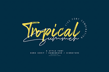 Tropical Summer // Font Combination