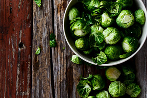 Organic brussel sprouts