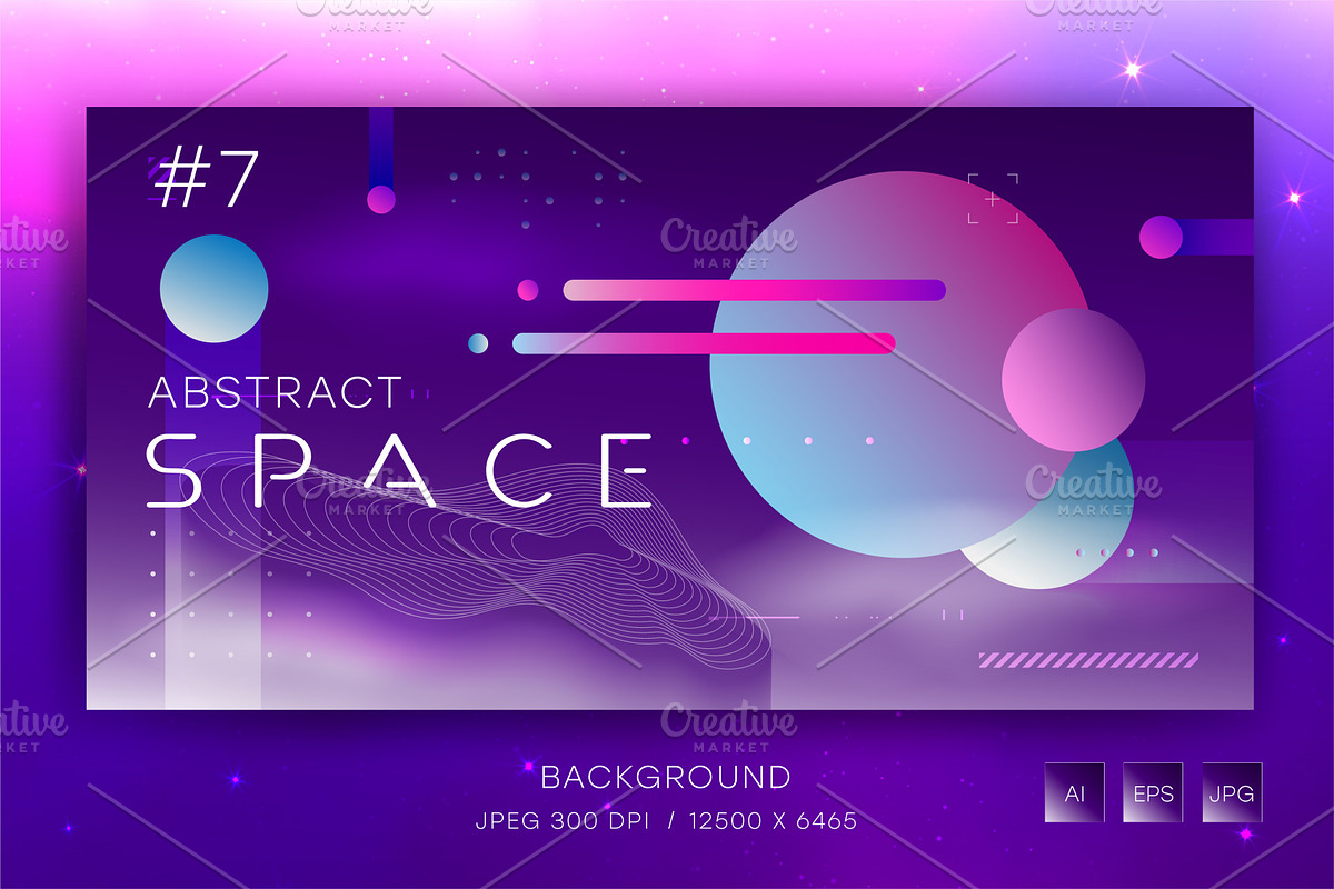 Abstract space 07. Art., a Decorative Illustration by KENO Mascots (Photo 3 of 3)