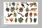 Tropical Wildlife Pattern & Motifs!, a Pattern Graphic by Luiz da Rolt Grathwohl (Thumbnail 4 of 16)