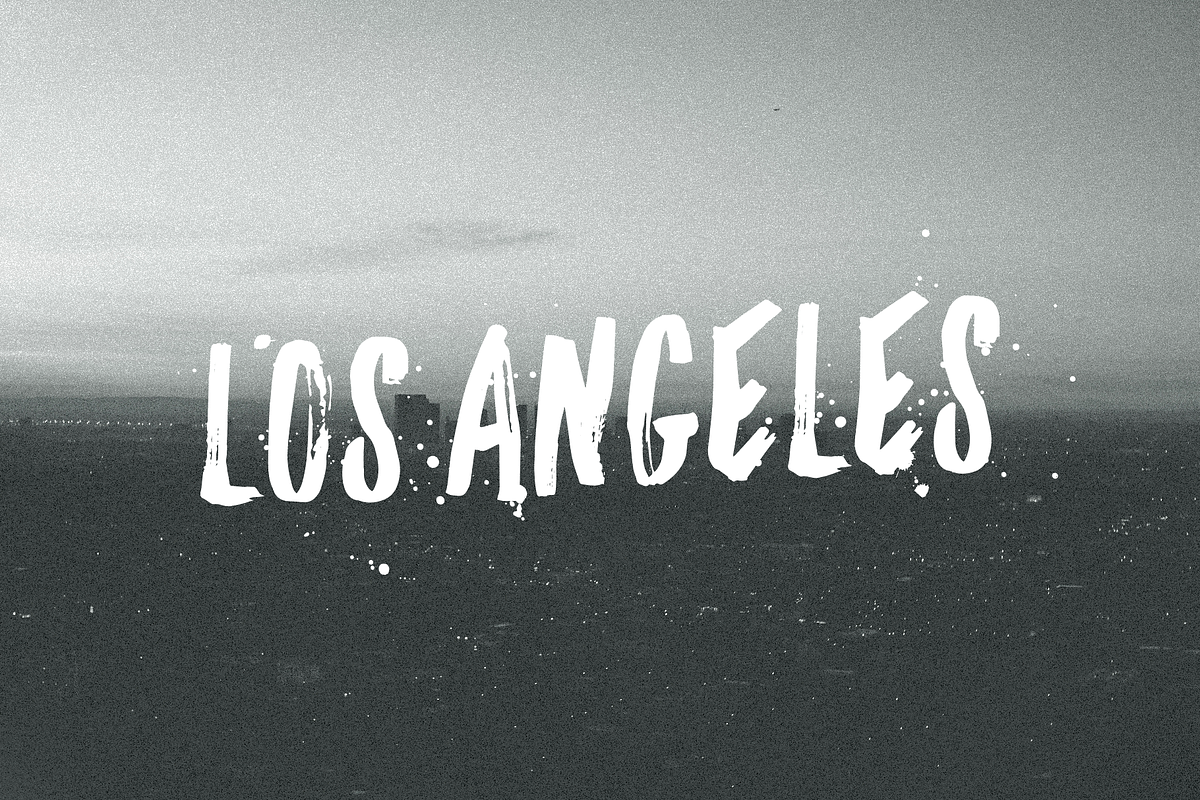 True Vibes - Paint Brush Font, a Handwritten Font by Visual Blends (Photo 4 of 8)