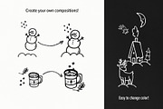Winter Doodles set, an Object Illustration by Ekaterina Goncharova (Thumbnail 6 of 7)