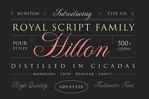 WT Hilton Script