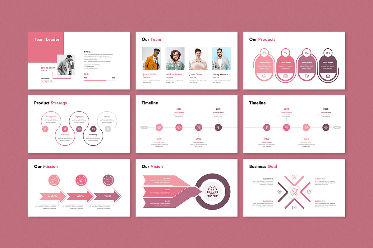 Pitch Deck PowerPoint Template preview 2