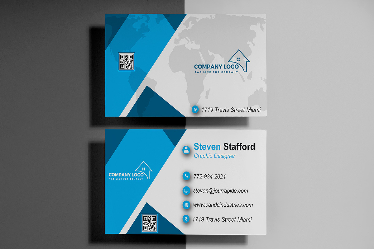 Premium Business Card PSD preview 2