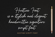 Hustine Signature Script Font, a Script Font by Typebae (Thumbnail 6 of 8)