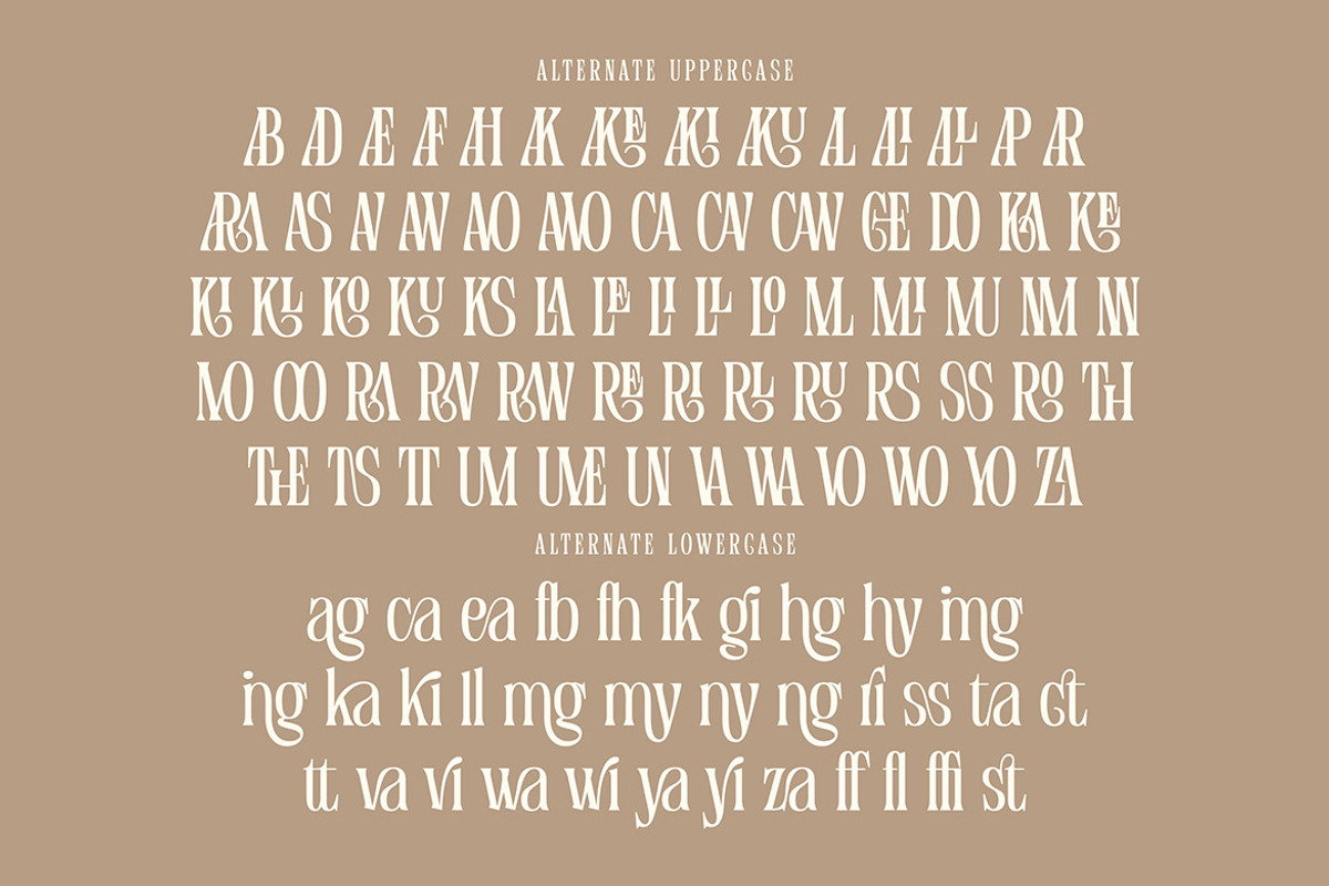 Frances Hickling, a Serif Font by Cruzine (Photo 7 of 8)