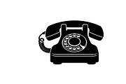A classic vintage phone silhouette, an Illustration by Amazin_art (Thumbnail 6 of 25)