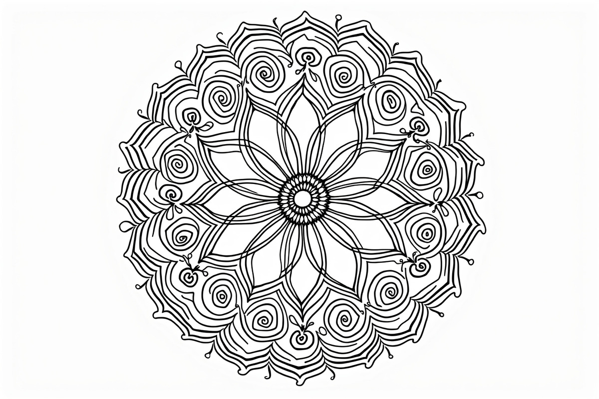 Elegant Hand-Drawn Mandala Designs, an Object Graphic by BIPLOB EXPERT (Photo 2 of 13)