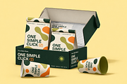 Paper Packaging Mockup Set, a Packaging Mockup by Custom.scene (Thumbnail 1 of 6)