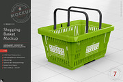 Shopping Basket Branding Mockup, a Product Mockup by INCDesign (Thumbnail 1 of 10)