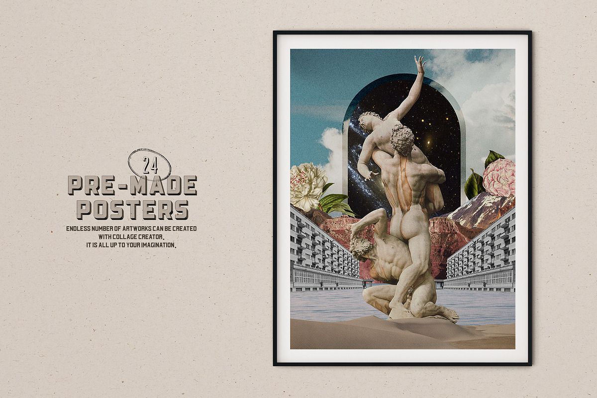 Vintage Collage Creator 1170+ Assets, an Object Graphic by Veris Studio (Photo 5 of 56)