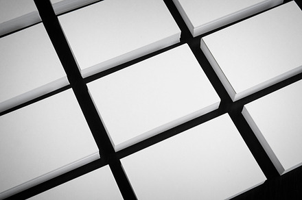 Empty or blank business cards mockup containing business, cards, and mockup, a Business Photo by Twin Design