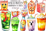 Halloween Drinks Cuties Clipart, an Illustration by Daily.Designs (Thumbnail 1 of 5)