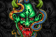 Master Of The Snake, a Decorative Illustration by TSV Art Collective (Thumbnail 1 of 3)
