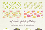Watercolor set of gerbera flowers, a Decorative Illustration by BrushArtDesigns (Thumbnail 7 of 9)