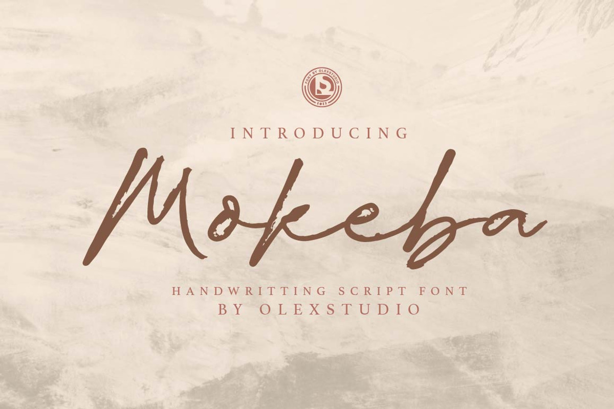Mokeba handwritting, a Handwritten Font by Olexstudio (Photo 1 of 7)