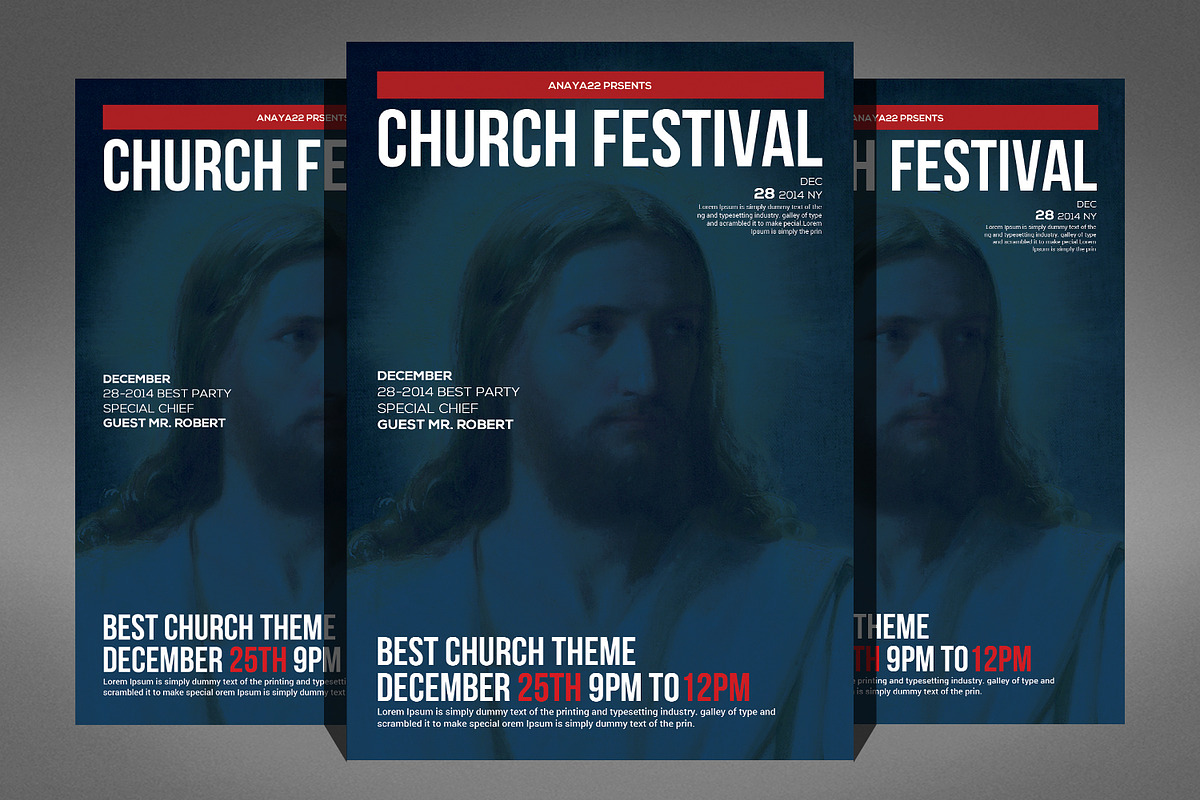 100 Party Flyer Bundle, a Flyer Template by Graphic Templates (Photo 24 of 101)