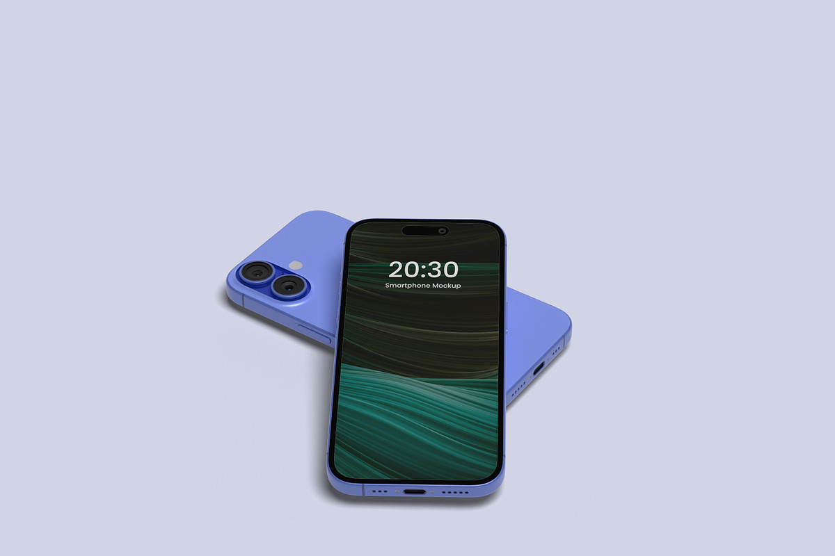 Realistic iPhone Mockup, an iPhone Mockup by ulfatunnazira (Photo 4 of 6)