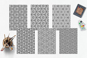 Patterns for coloring PDF,JPG vol-04, a Brochure Template by dnapslvsk (Thumbnail 6 of 6)