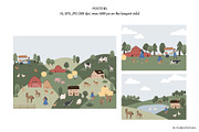 farm life clipart - ai, png, svg, an Animal Illustration by LyubovZaytseva (Thumbnail 16 of 19)