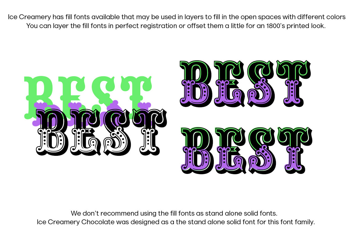 Ice Creamery Complete, a Font by FontMesa (Photo 5 of 8)