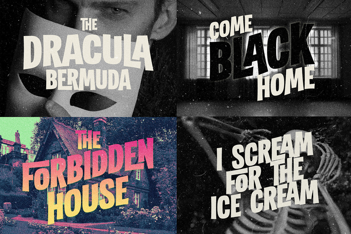 Internight Typeface - for Halloween, a Sans Serif Font by wubstudio (Photo 8 of 10)