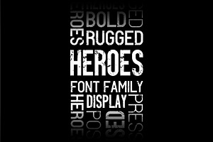Heroes Font Bundle (6)